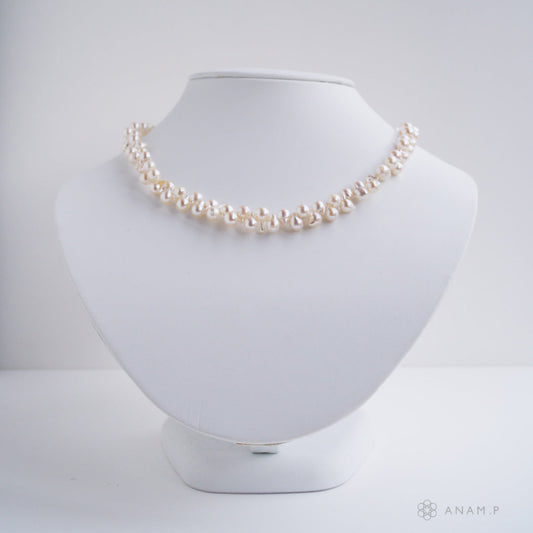 Sonetta swing（ソネッタ スウィング）あこやパールネックレス｜個性あるフォルムのあこや真珠が連なるデザイン